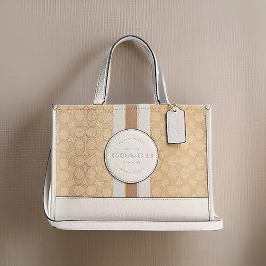 Coach Dempsey carryall in signature jacquard